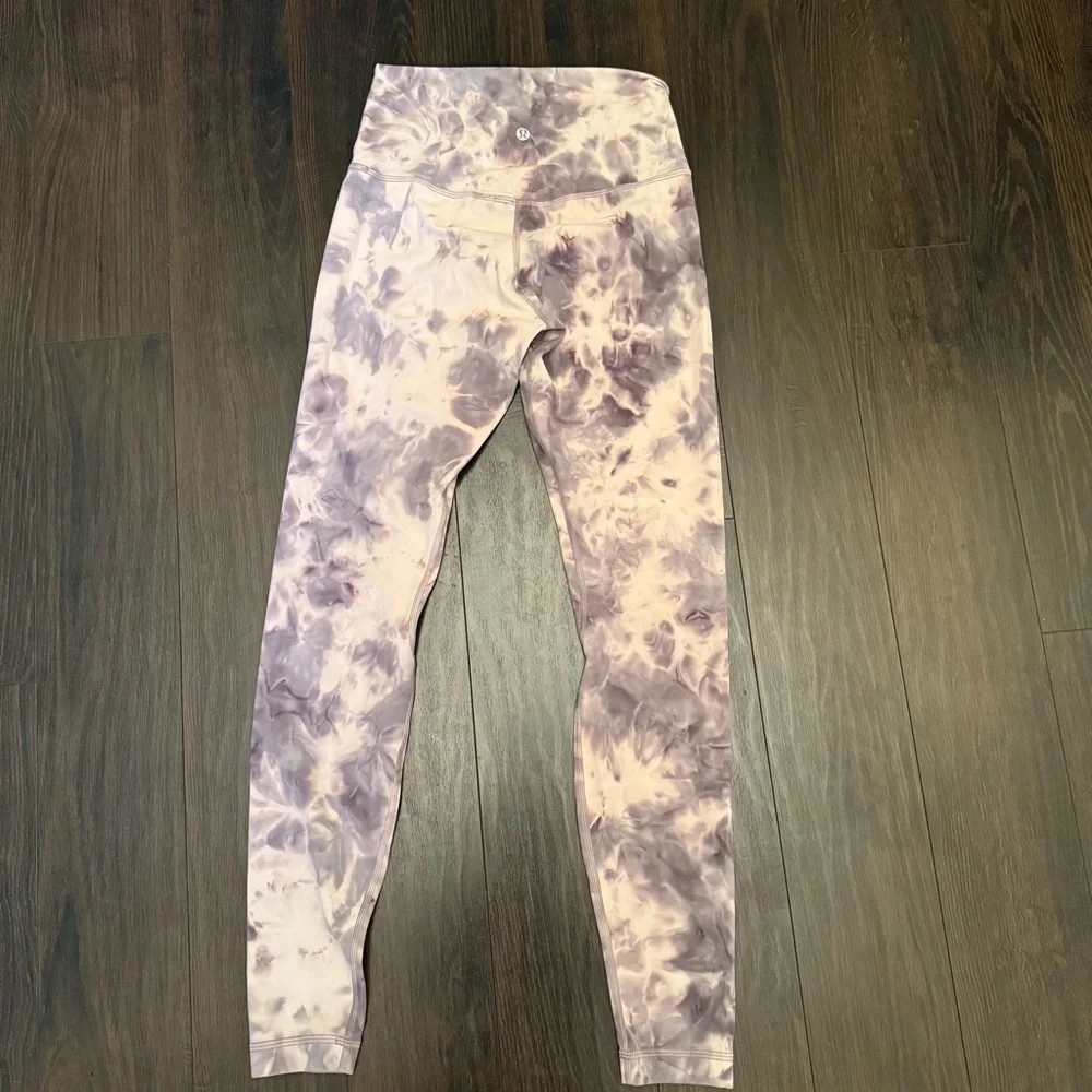 Lululemon Align‎ Pant 28" Diamond Dye Pink Bliss Graphite Purple - Picture 4 of 7
